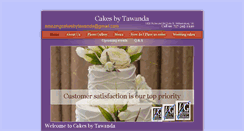 Desktop Screenshot of cakesbytawanda.com